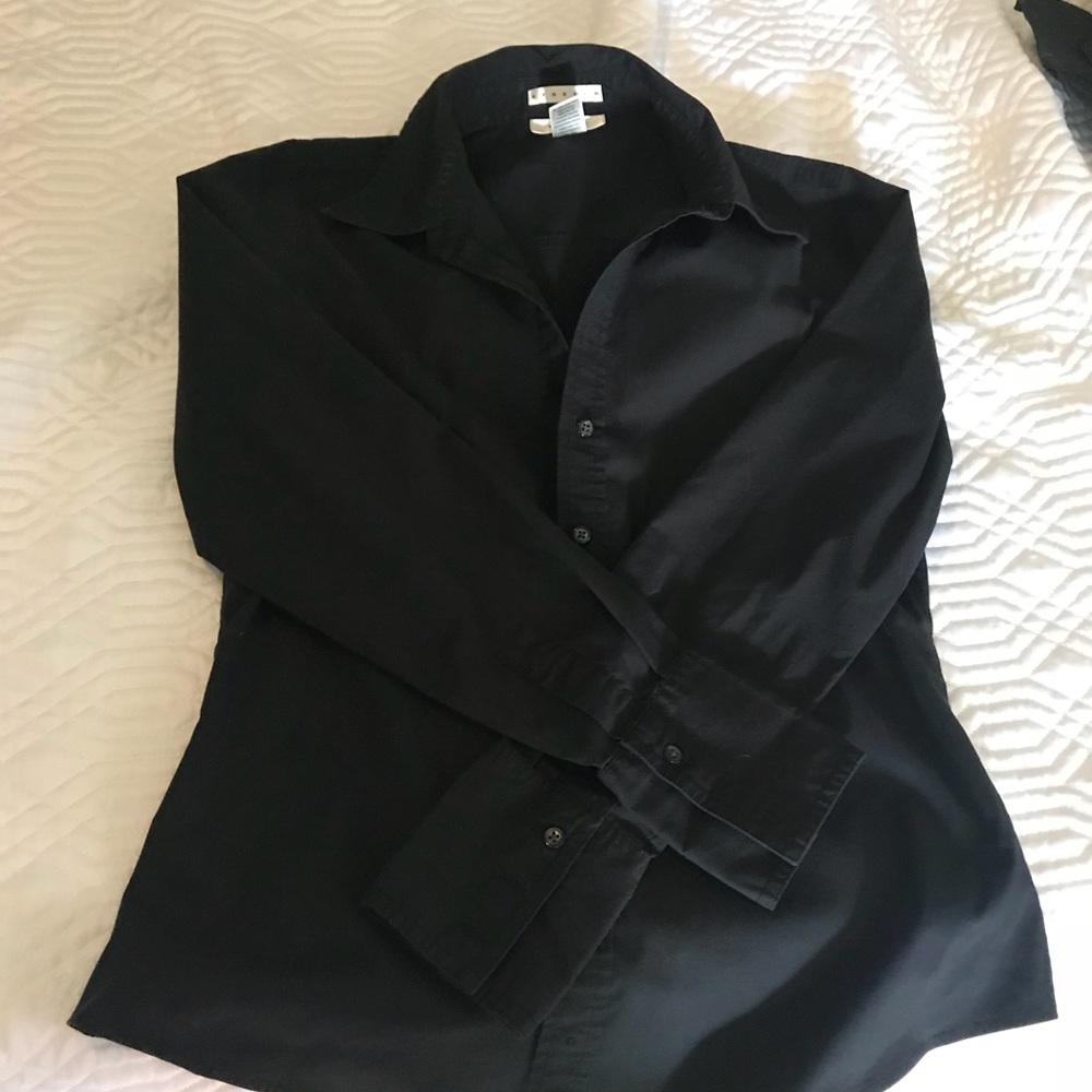 Old navy black  dress shirt good condition